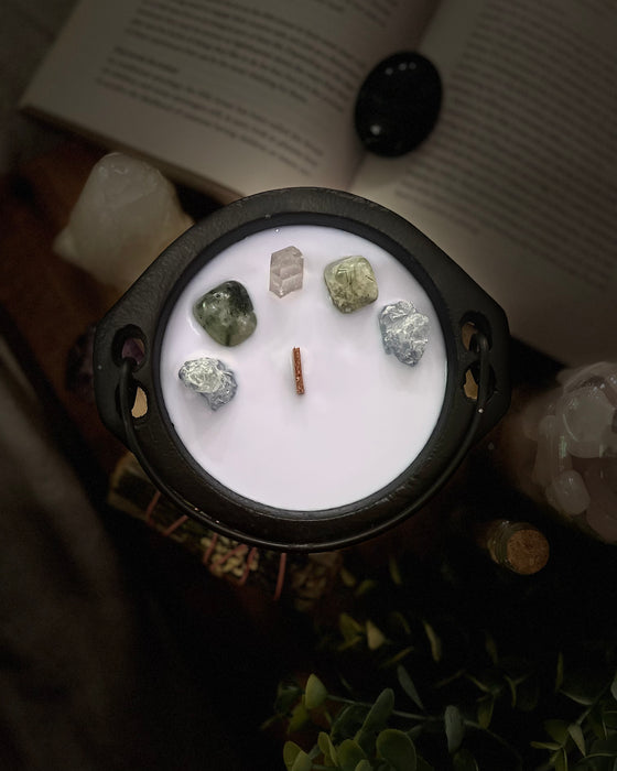 Iris Cauldron Candle